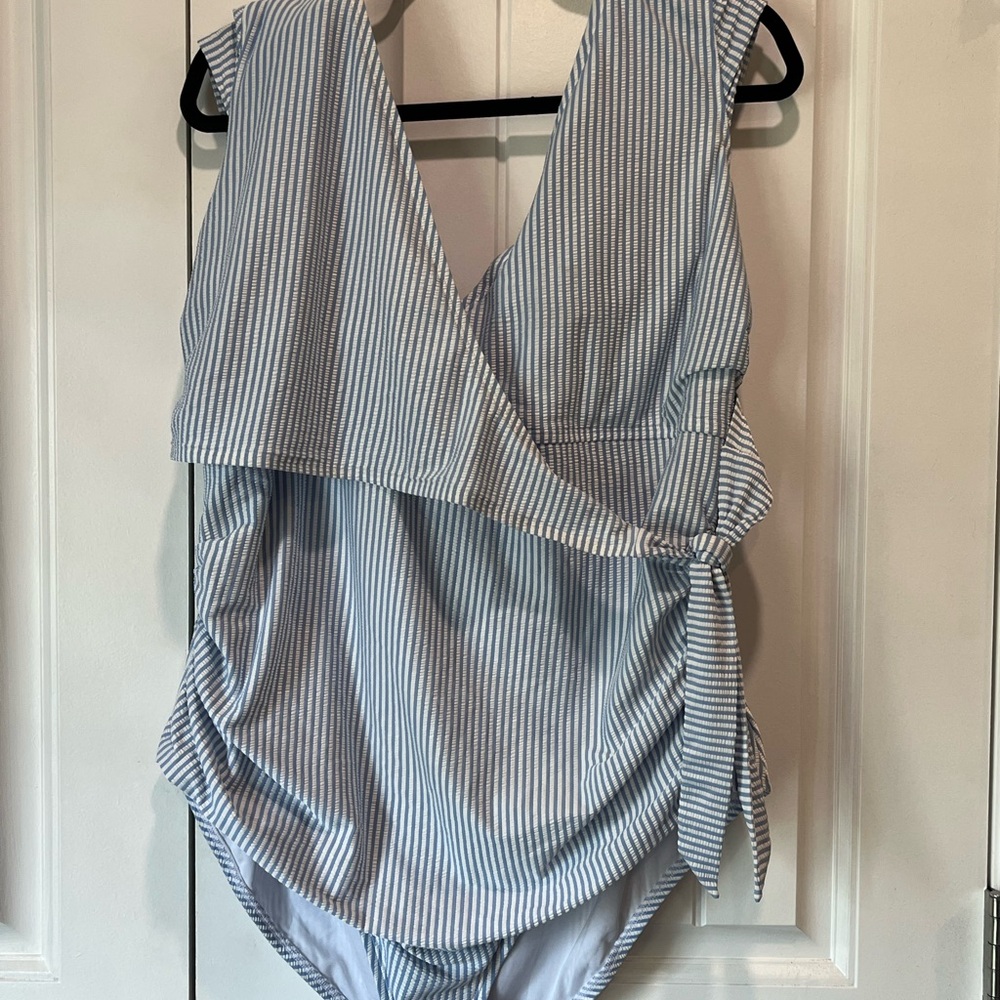 Old Navy Seer-Sucker Style Swimsuit